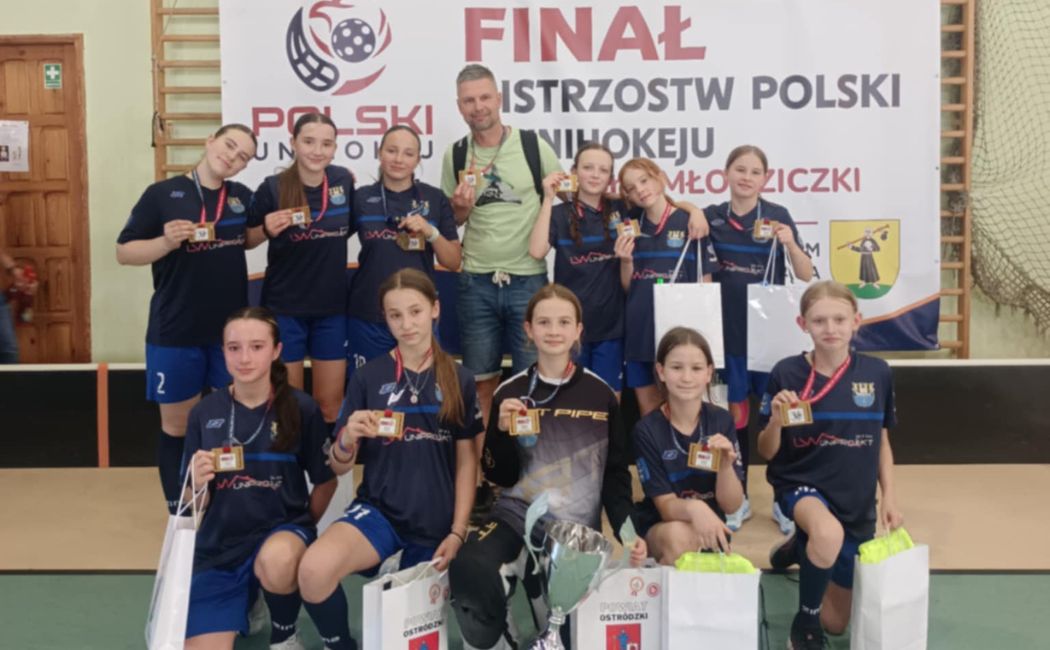 Złoto dla Trzebini! Młodziczki z PUKS Trzebinia mistrzyniami Polski w unihokeju!