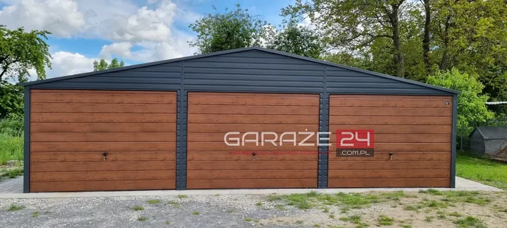 Garaż blaszany 6x5 – standard dla dwóch samochodów osobowych