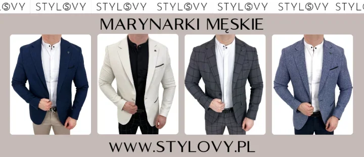 marynarki męskie