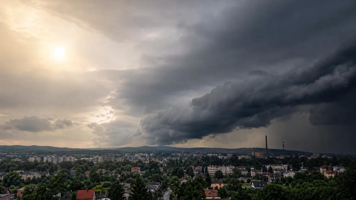 Najpierw upał, potem gwałtowne burze. Alert dla powiatu chrzanowskiego