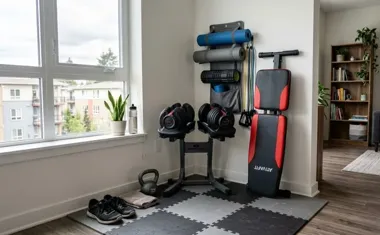 Domowa siłownia na 4 m²? To możliwe! Sprzęt do małego mieszkania
