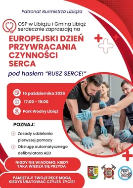 Bezpłatne pokazy pierwszej pomocy w Libiążu. Będzie też nauka obsługi AED