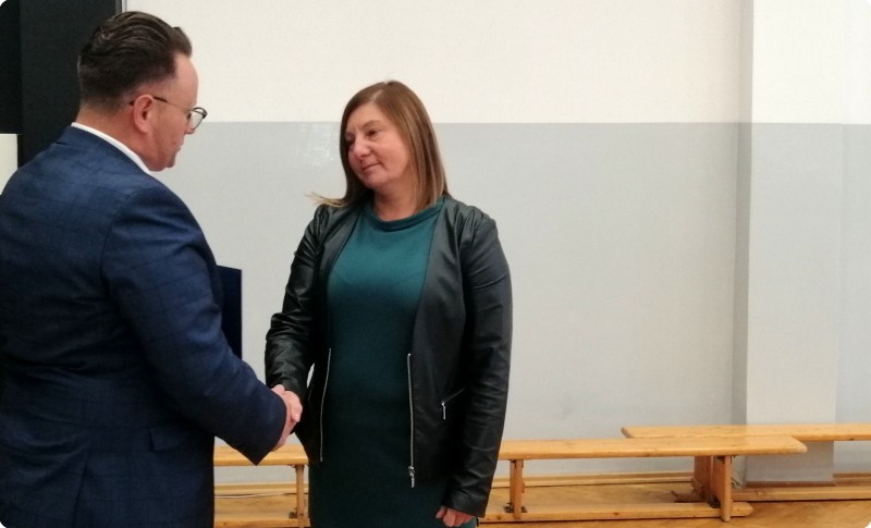 Agnieszka Gody   odbiera nominacj  