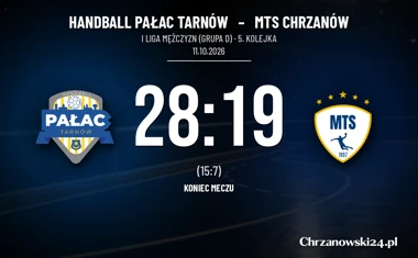 [PIŁKA RĘCZNA] Trzecia wygrana tarnowian w tej rywalizacji. Handball Pałac Tarnów – MTS Chrzanów 28:19 w I Lidze Mężczyzn (Grupa D)