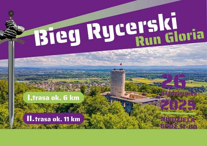 II Bieg Rycerski Run Gloria na Zamku Lipowiec