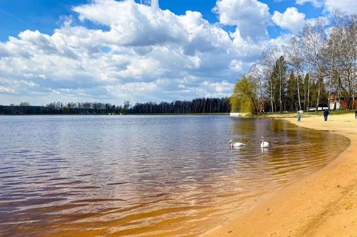 Obrazek przedstawia grafikę promocyjną wydarzenia Piesza wycieczka: trasa Płoki – Chrzanów z kąpielą nad Jeziorem Chechełskim