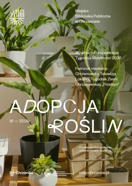 Grafika promocyjna wydarzenia Adopcja roślin