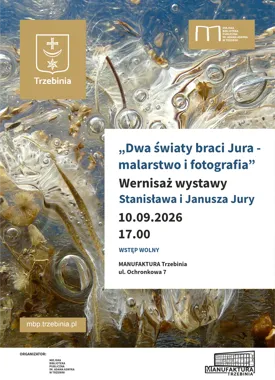 Grafika promocyjna wydarzenia Dwa światy braci Jura – malarstwo i fotografia