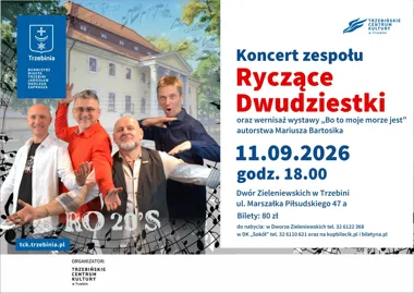 Grafika promocyjna wydarzenia Koncert zespołu Ryczące Dwudziestki