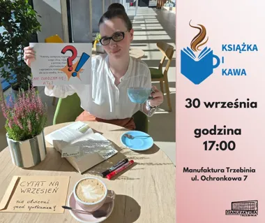 Grafika promocyjna wydarzenia Literackie początki z Klubem Czytelniczym