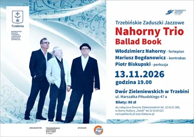 Grafika promocyjna wydarzenia Nahorny Trio – Ballad Book