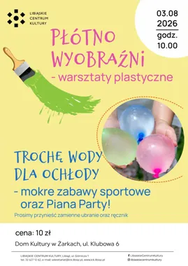 Grafika promocyjna wydarzenia Wakacyjny Dzień w Żarkach