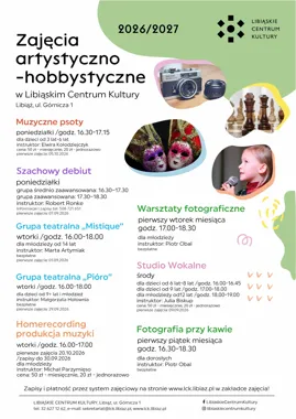 Grafika promocyjna wydarzenia Warsztaty fotograficzne