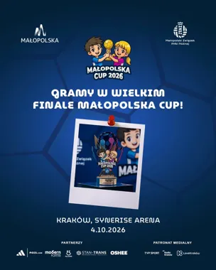 Grafika promocyjna wydarzenia Wielki Finał Małopolska Cup 2026
