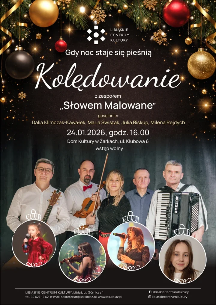 Gdy noc staje się pieśnią - kolędowanie w Domu Kultury w Żarkach