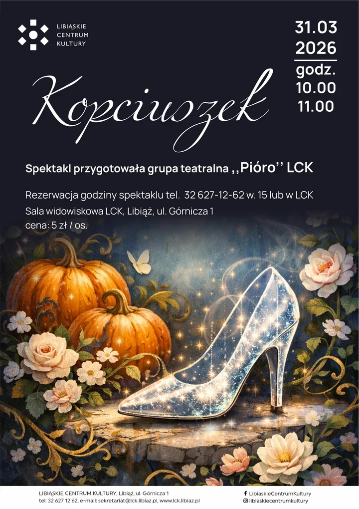 Kopciuszek w Libiążu - LCK szykuje poranne spotkanie z baśnią