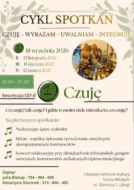 W Libiążu emocje dostaną własny głos. Rusza cykl spotkań