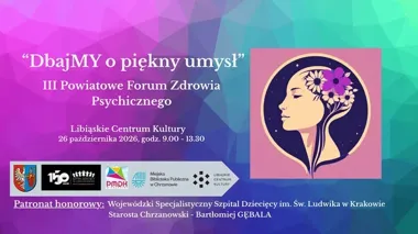 Libiąż porozmawia o zdrowiu psychicznym. Forum wraca z ważnym tematem.