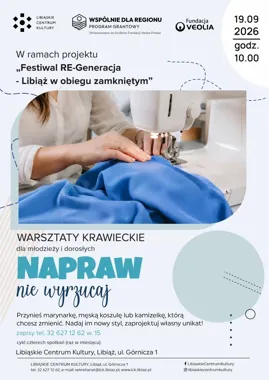 W Libiążu ubrania dostaną drugie życie podczas warsztatów krawieckich