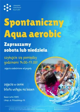 Aqua aerobic w Libiążu - weekendowy ruch na basenie z wejściem w cenie biletu