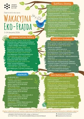 Wakacyjna Eko-Frajda w Libiążu - warsztaty, kino i wycieczki