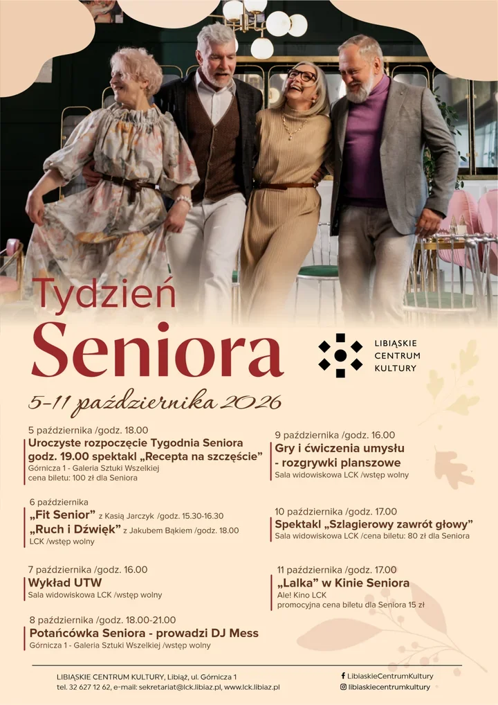 Libiąż zaprasza seniorów na tydzień pełen ruchu, sceny i tańca