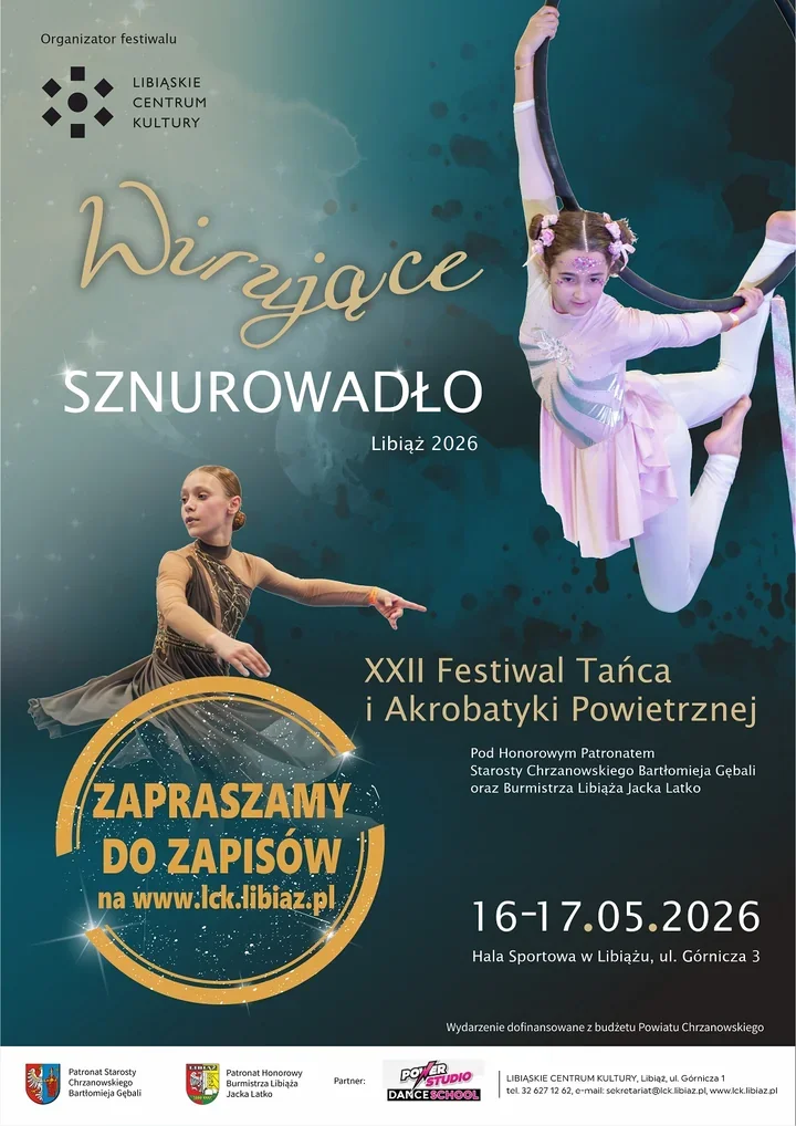 Wirujące Sznurowadło w Libiążu - weekend tańca i akrobatyki powietrznej z nagrodami