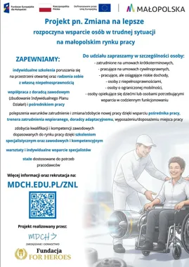 Płatne staże i nowe kwalifikacje. W Libiążu trwa nabór do projektu dla dorosłych