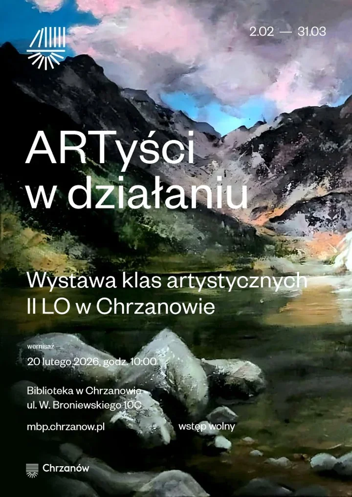 Młodzi twórcy w akcji - wystawa "Artyści w działaniu" w Miejskiej Bibliotece