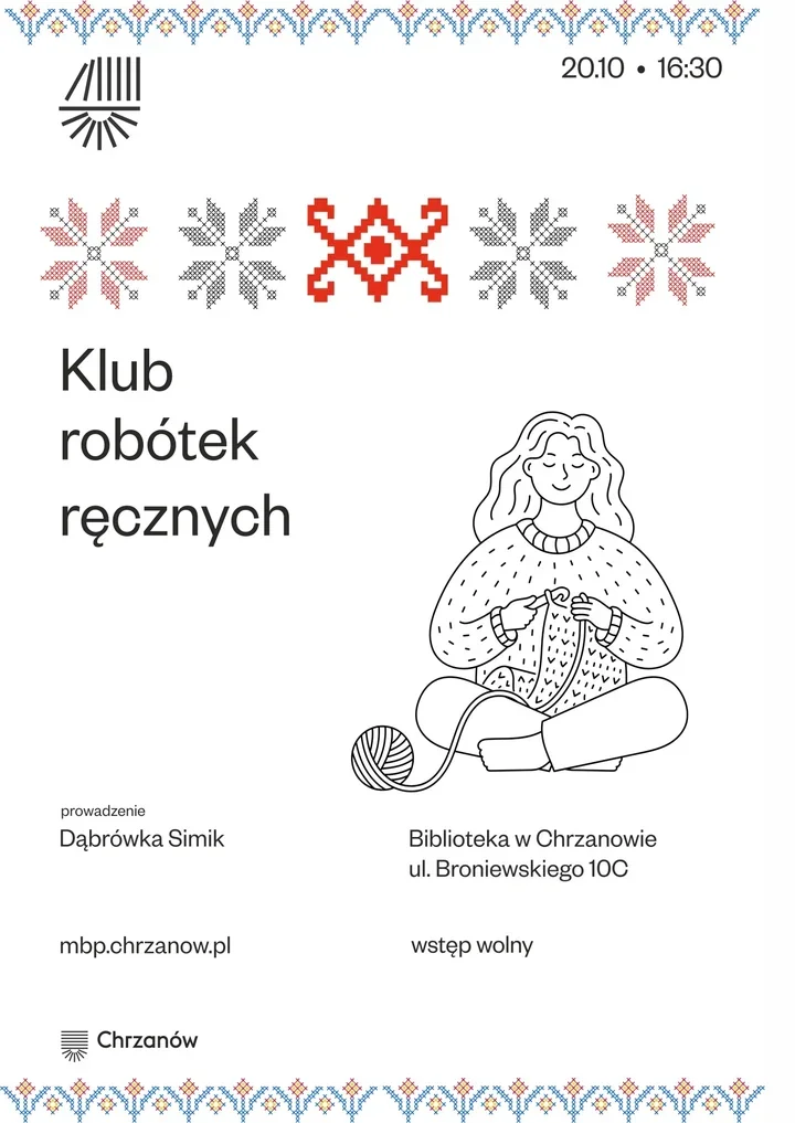 Nitka po nitce - w Chrzanowie rusza Klub robótek ręcznych