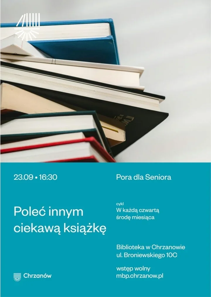 Seniorzy w Chrzanowie wymienią się książkami przy kawie i herbacie