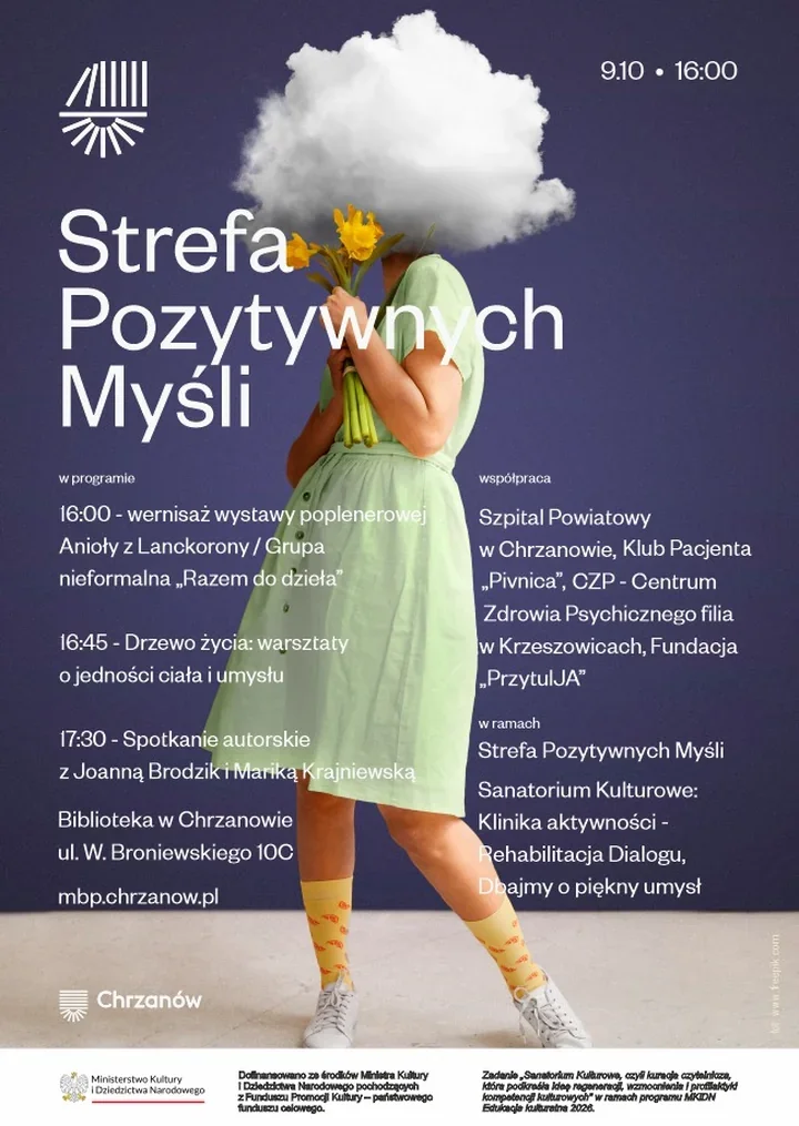 Chrzanów otwiera Strefę Pozytywnych Myśli - sztuka, rozmowa i spotkanie