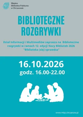 Planszówki, mahjong i Mafia w Chrzanowie - biblioteka zaprasza do gry