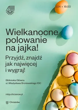 Biblioteka zamieni się w pole słodkich łowów - 300 jajek czeka na dzieci
