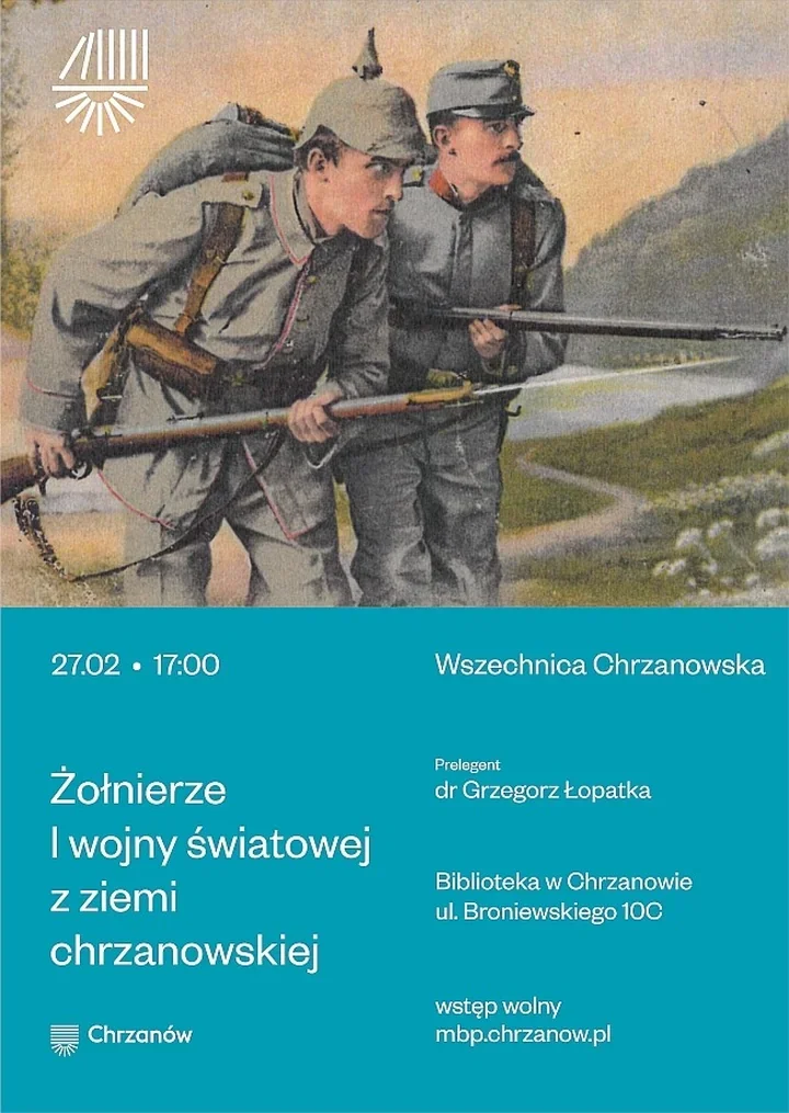 Jak chrzanowscy żołnierze trafili na pola Wielkiej Wojny - spotkanie w bibliotece