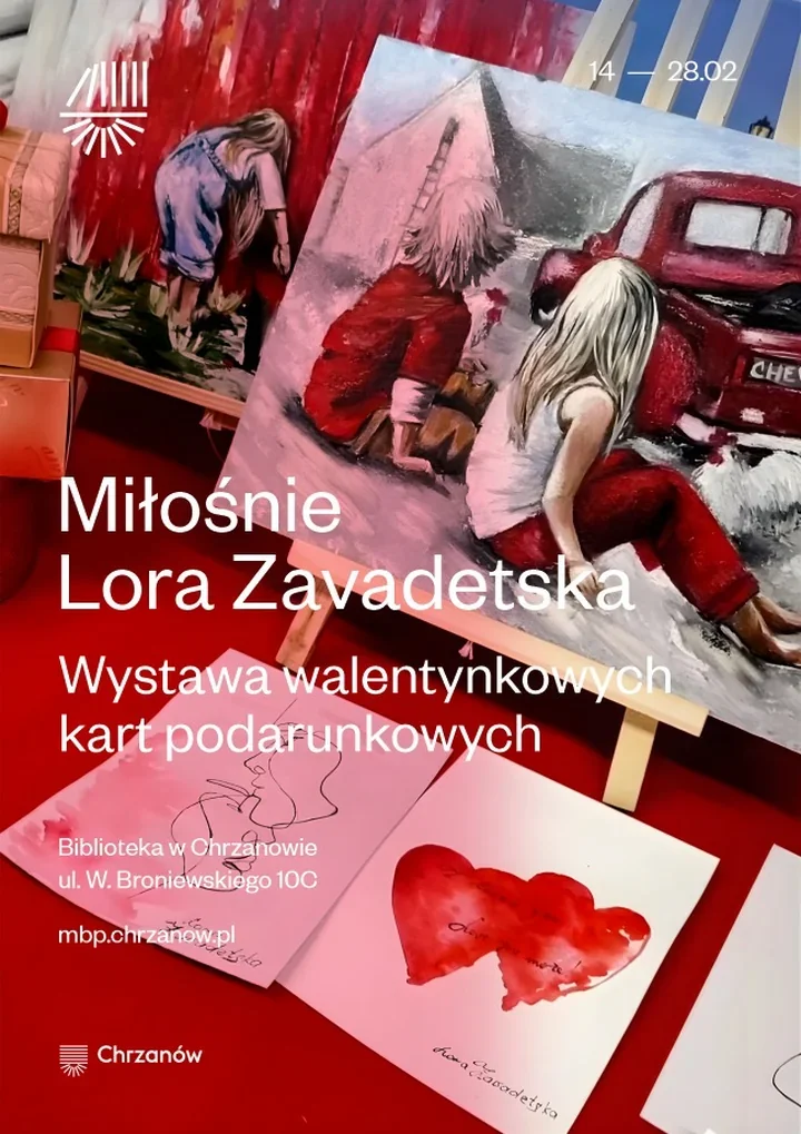 Lora Zavadetska - obrazy jak listy od Ukrainy na wystawie Miłośnie.