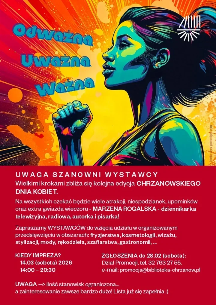 Chrzanowski Dzień Kobiet - biblioteka na jeden wieczór staje się przestrzenią dla kobiet