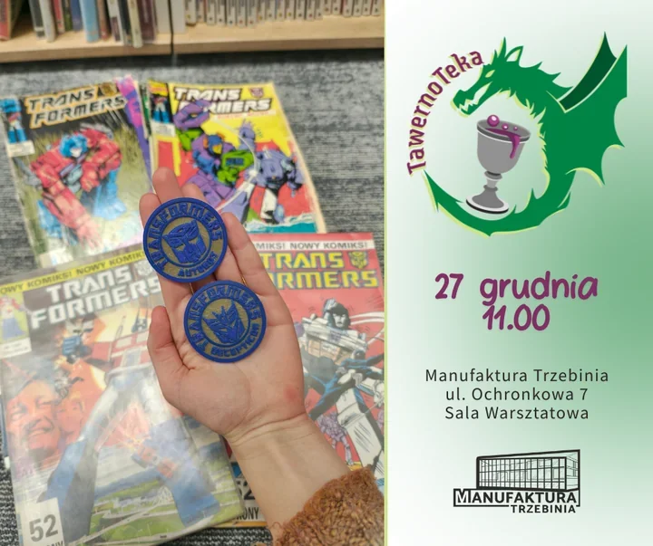 Autoboci w TawernoTece - spotkanie fanów Transformersów w Manufakturze