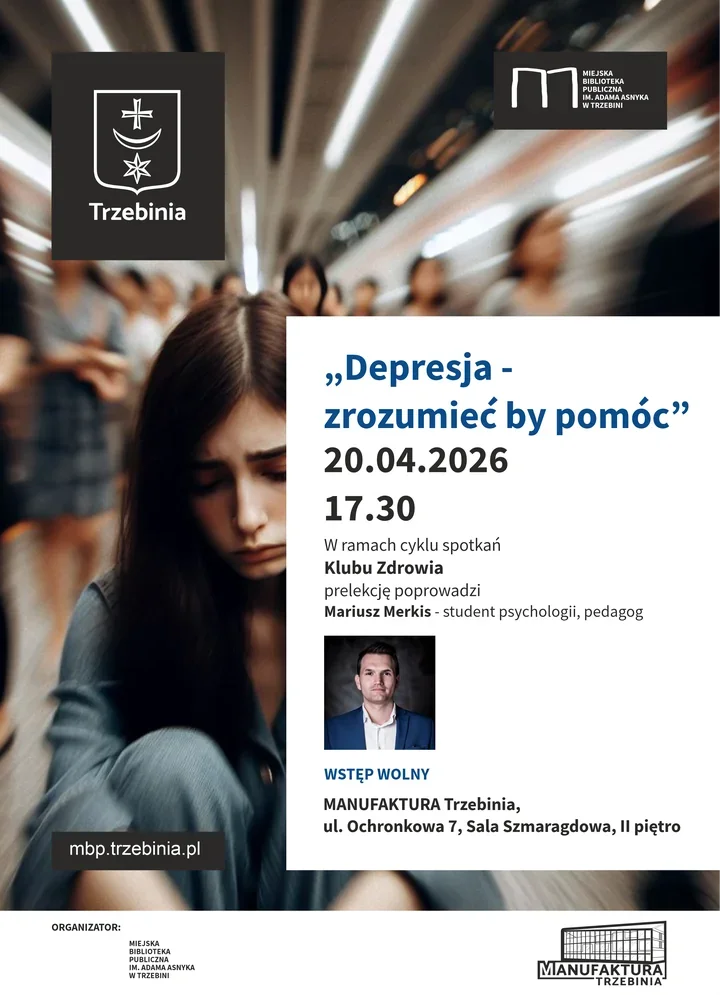 Depresja bez masek - Klub Zdrowia otwiera ważną rozmowę w Manufakturze