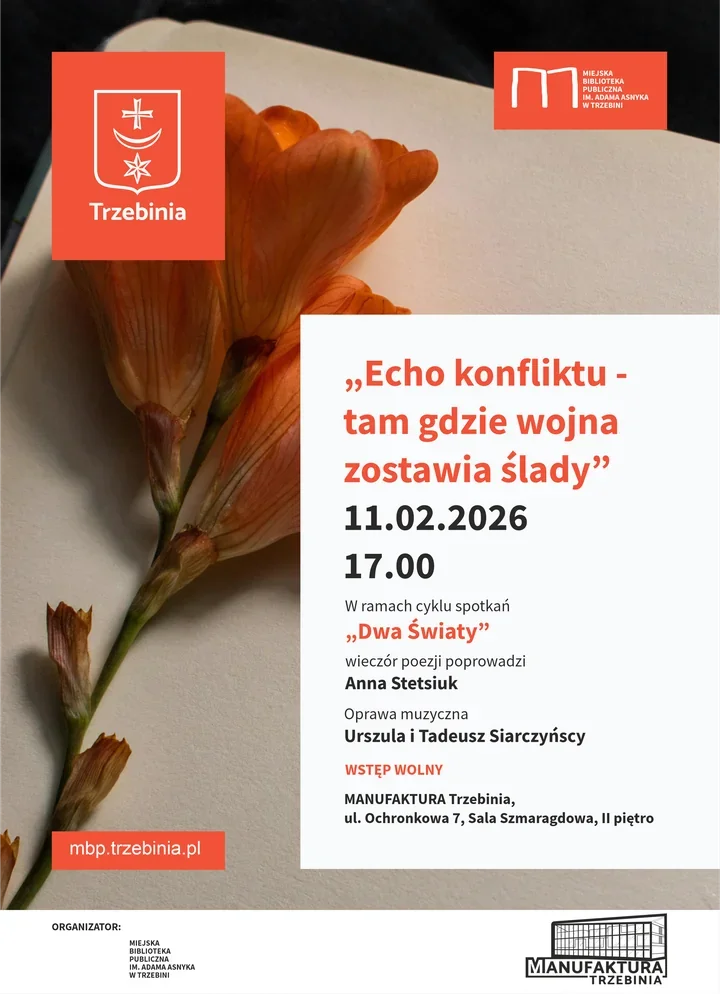Echo konfliktu - poetycki wieczór w Dwóch Światów o śladach wojny