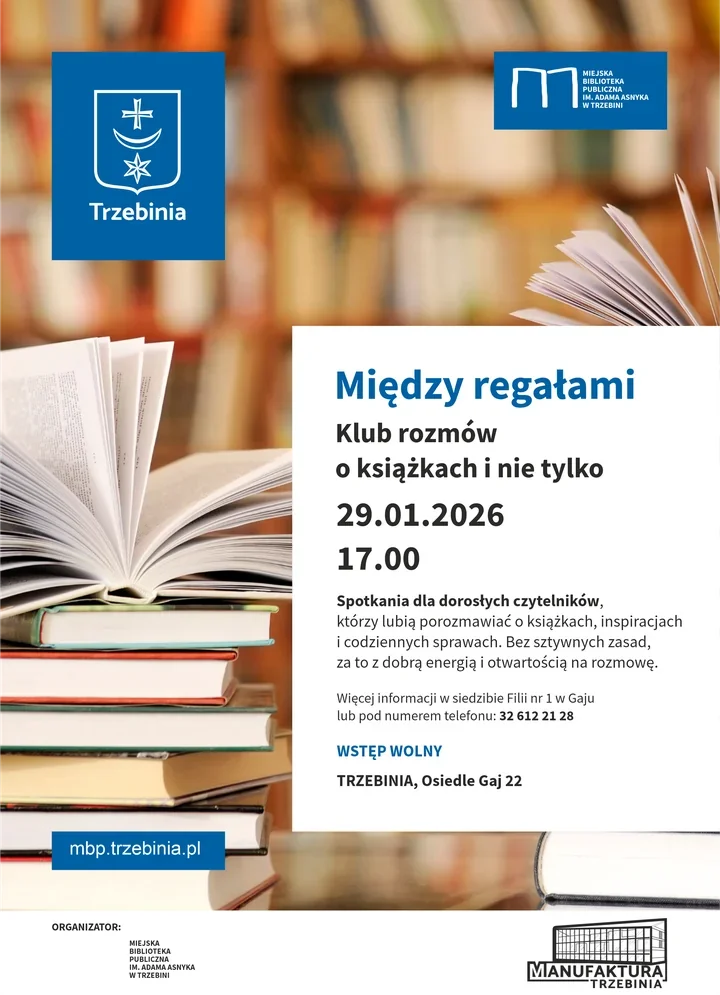 Między Regałami w Gaju - rozmowy o książkach, kulturze i codziennym życiu