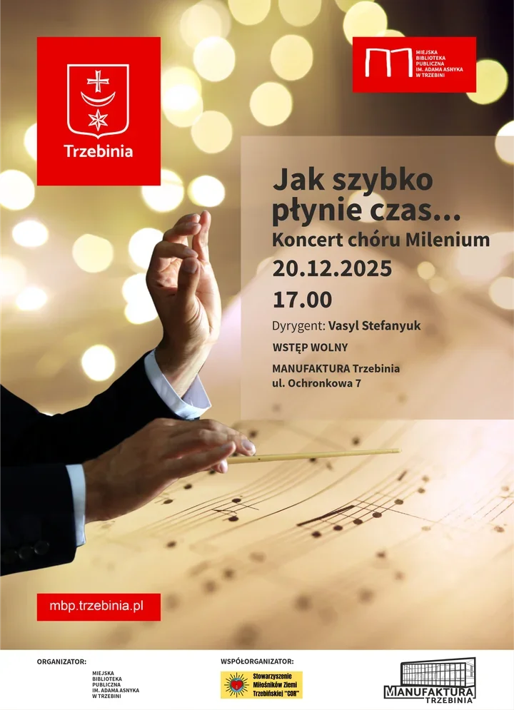 Muzyczna podróż pamięcią - Chór Milenium w koncercie "Jak szybko płynie czas...