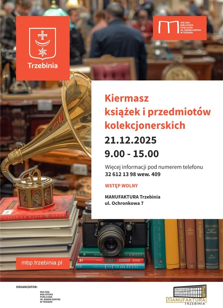Kiermasz książek i przedmiotów kolekcjonerskich znów w Manufakturze - trzecia odsłona