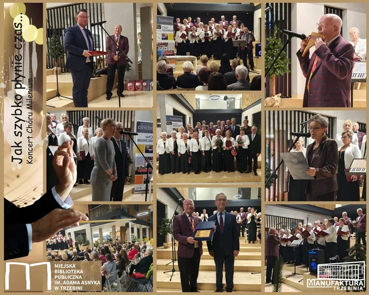 Chór Milenium żegna się śpiewem - 26 lat muzycznych spotkań w Trzebini