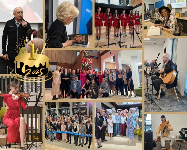 Manufaktura świętuje rok - biblioteka pod nowym dachem tętni życiem.