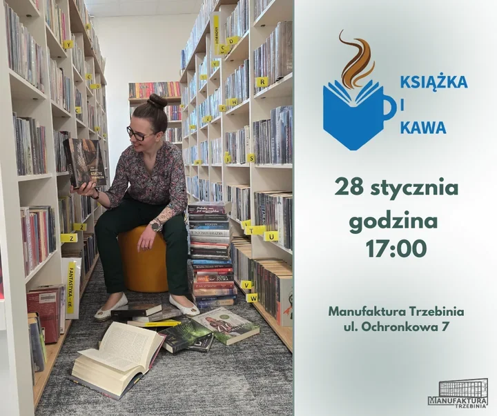 Książka i Kawa - spotkanie w Manufakturze, żeby rozgrzać czytelniczy początek roku