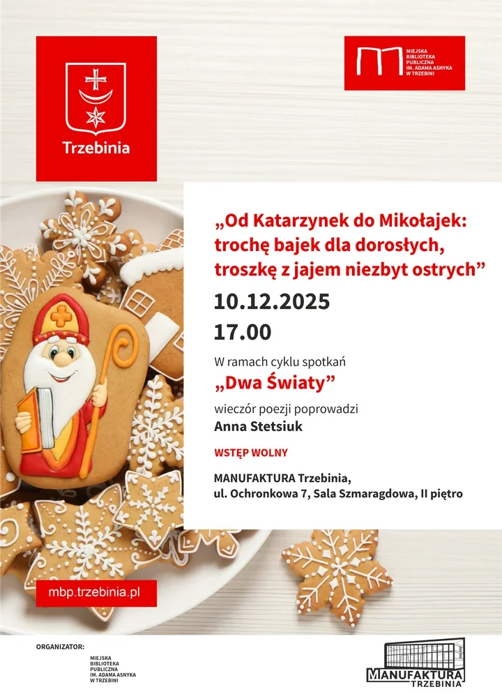 Poetycka zabawa między Katarzynkami a Mikołajkami - bajki dla dorosłych w Manufakturze