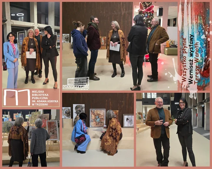 Wszystko płynie - intuicyjne obrazy Teresy Wanoth rozświetlają Manufakturę