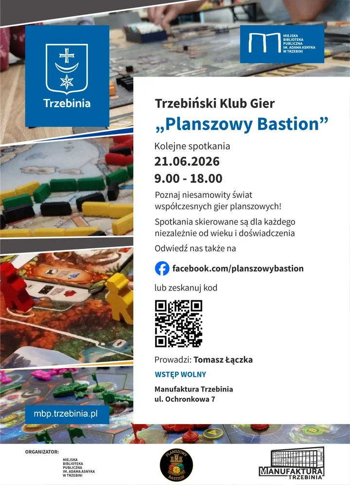 Planszowy Bastion wraca do Manufaktury - niedziela pod znakiem strategii
