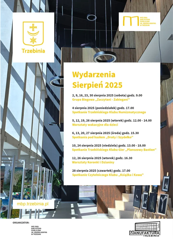Sierpień w Manufakturze przynosi spotkania i ostatni finisaż